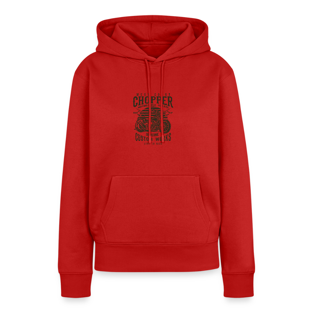 Vrouwen Premium hoodie - rood