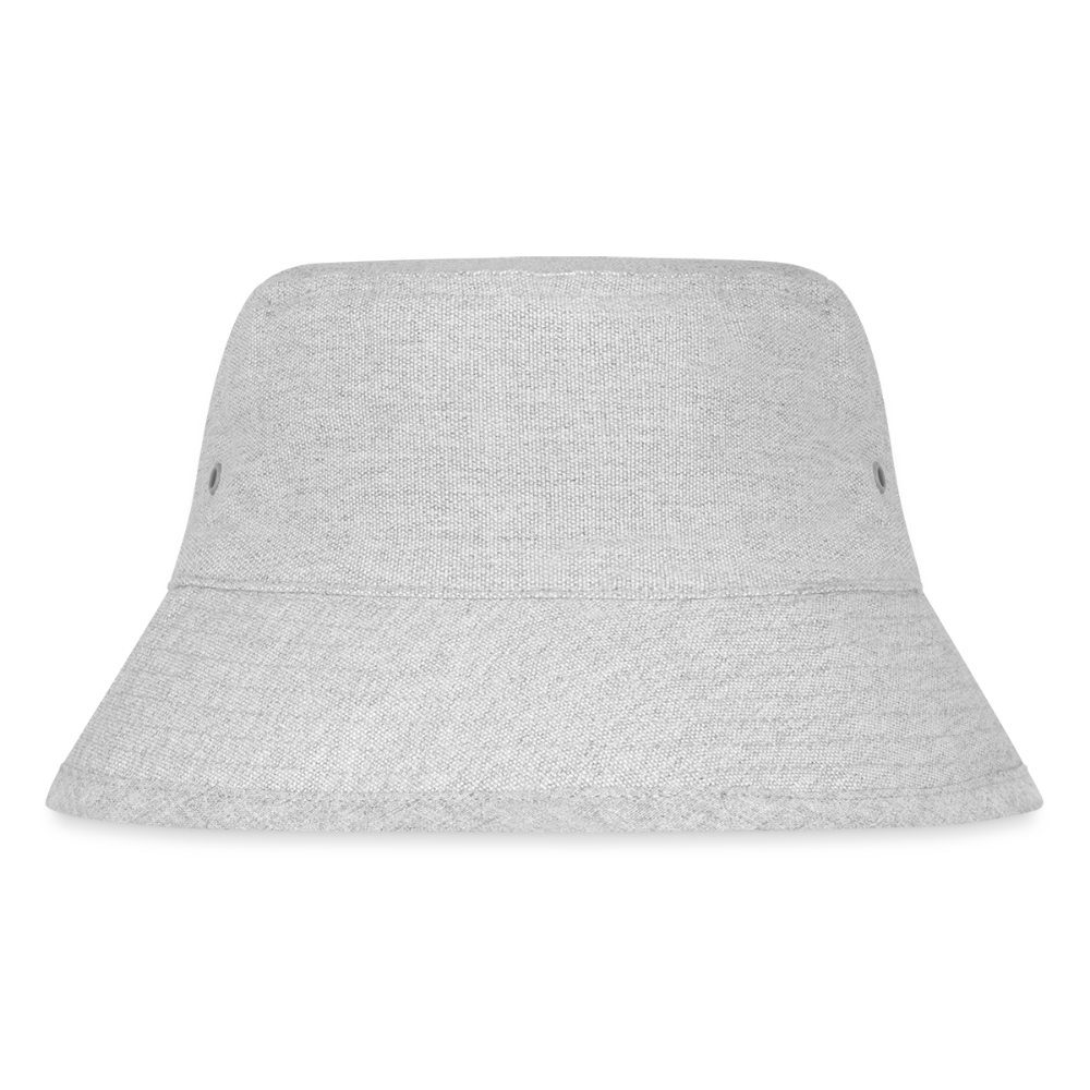 Stanley/Stella gerecyclede bucket hat - grijs gemêleerd