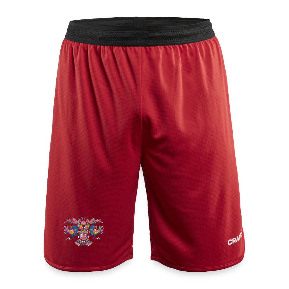 CRAFT Progress kinder-basketbalshorts - donkerrood