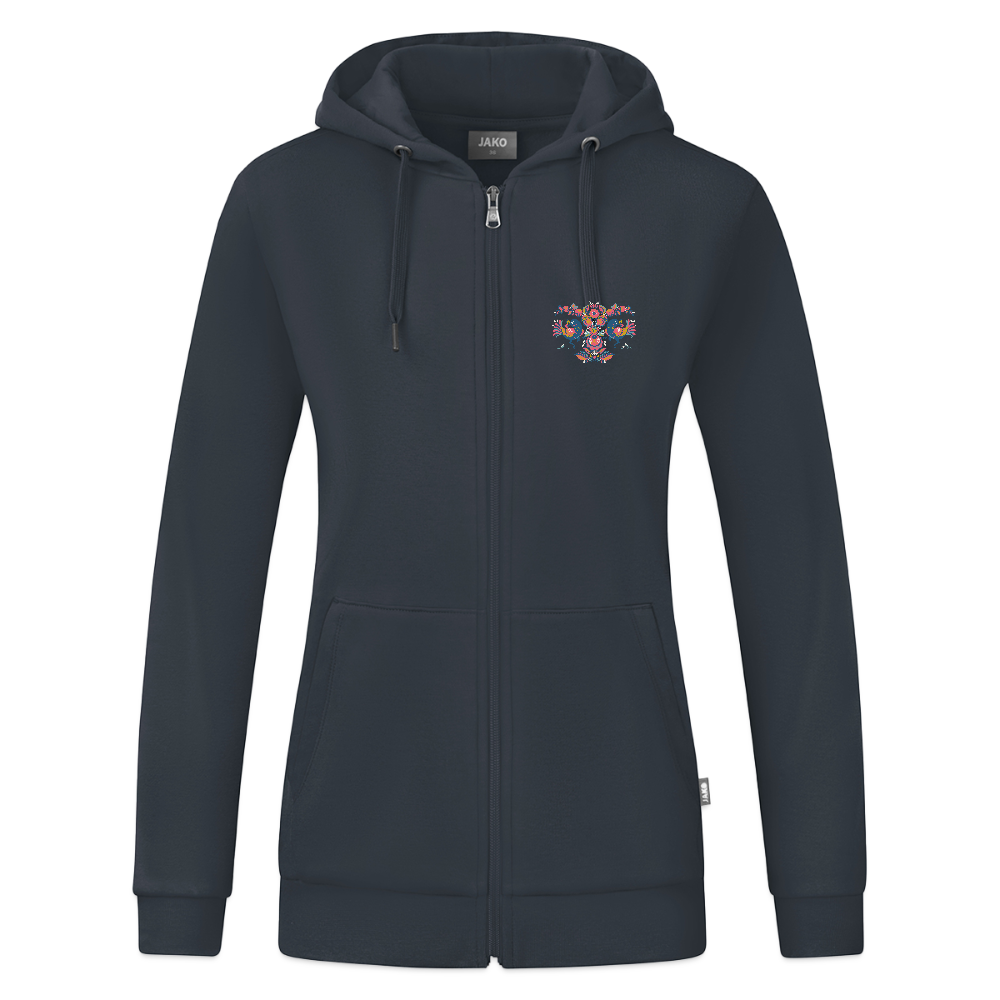JAKO Vrouwen ziphoodie Organic - houtskool