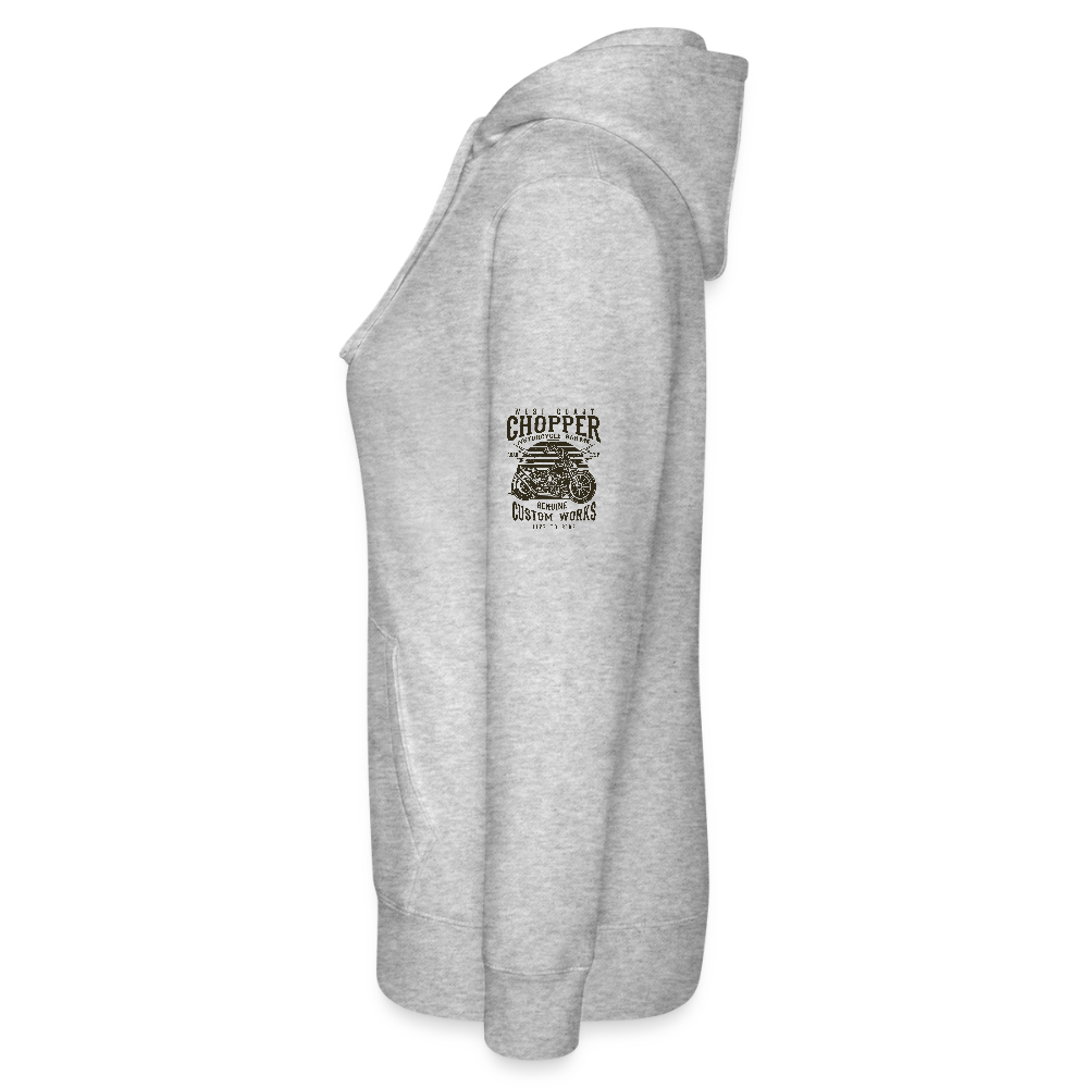 Vrouwenhoodie van Russell - grijs gemêleerd