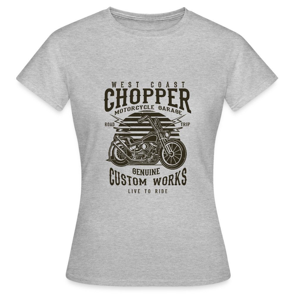 Vrouwen T-shirt - grijs gemêleerd