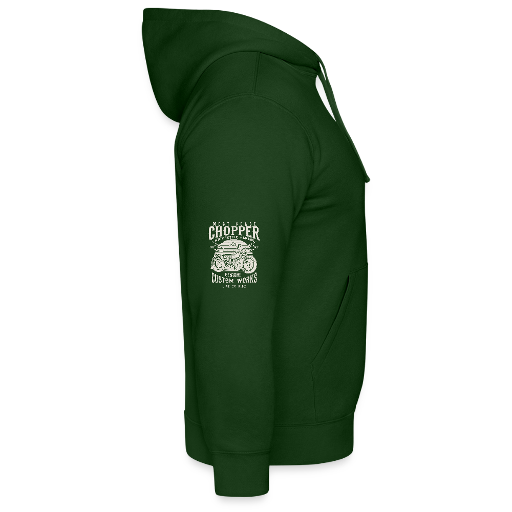 Mannenhoodie van Russell - bottlegreen