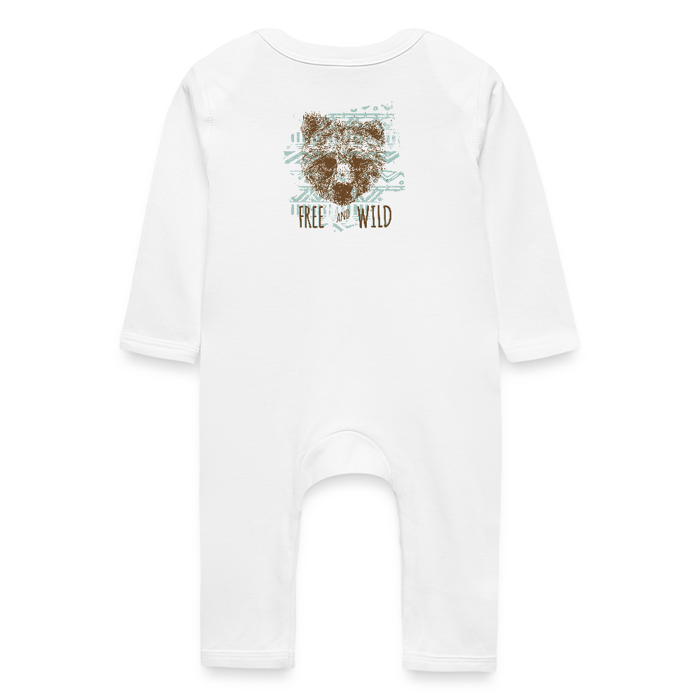 Baby bio kruippakje - wit