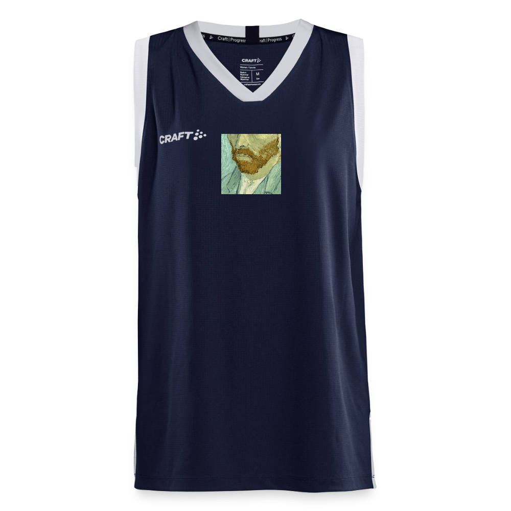 CRAFT Progress kinder-basketbalshirt - navy