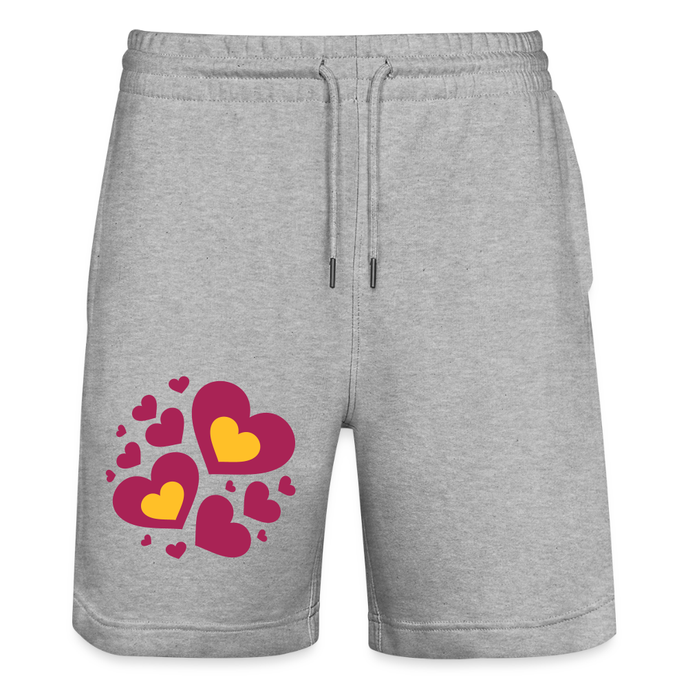 Stanley/Stella uniseks bio-joggingshorts Mover - grijs gemêleerd