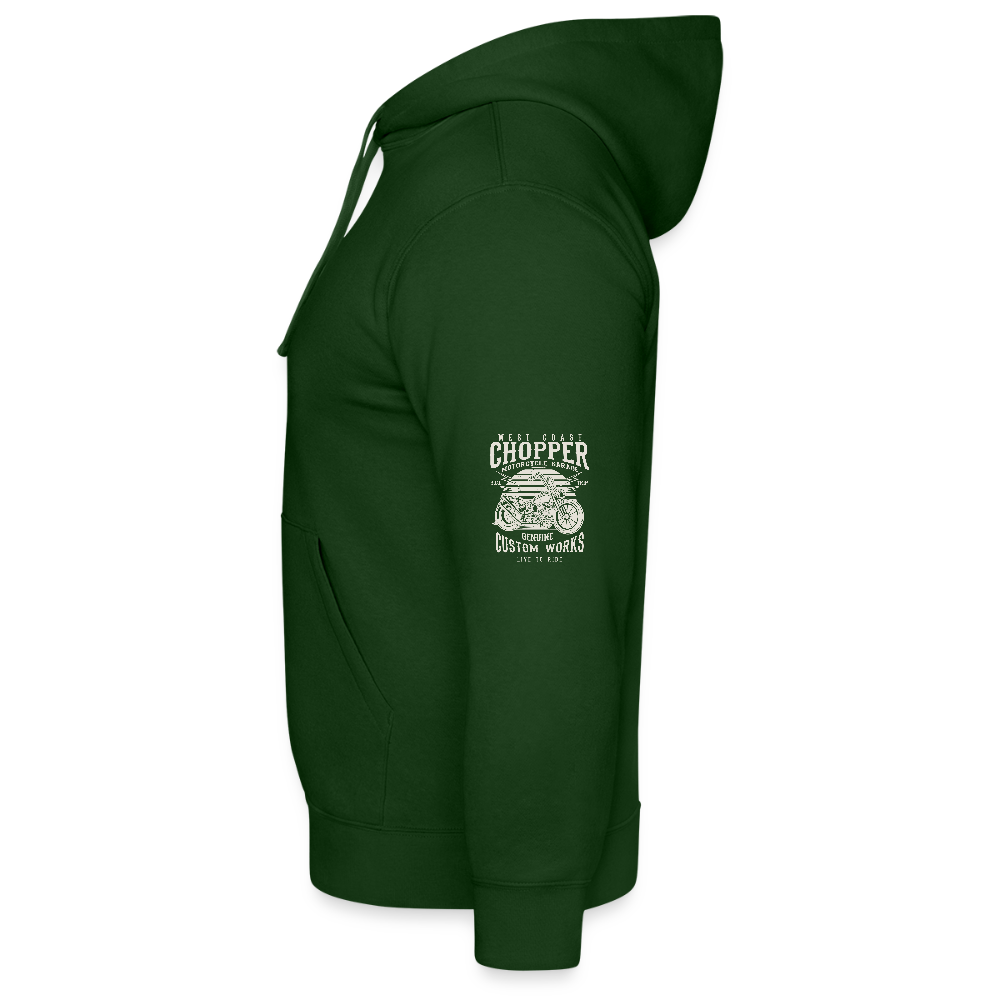 Mannenhoodie van Russell - bottlegreen