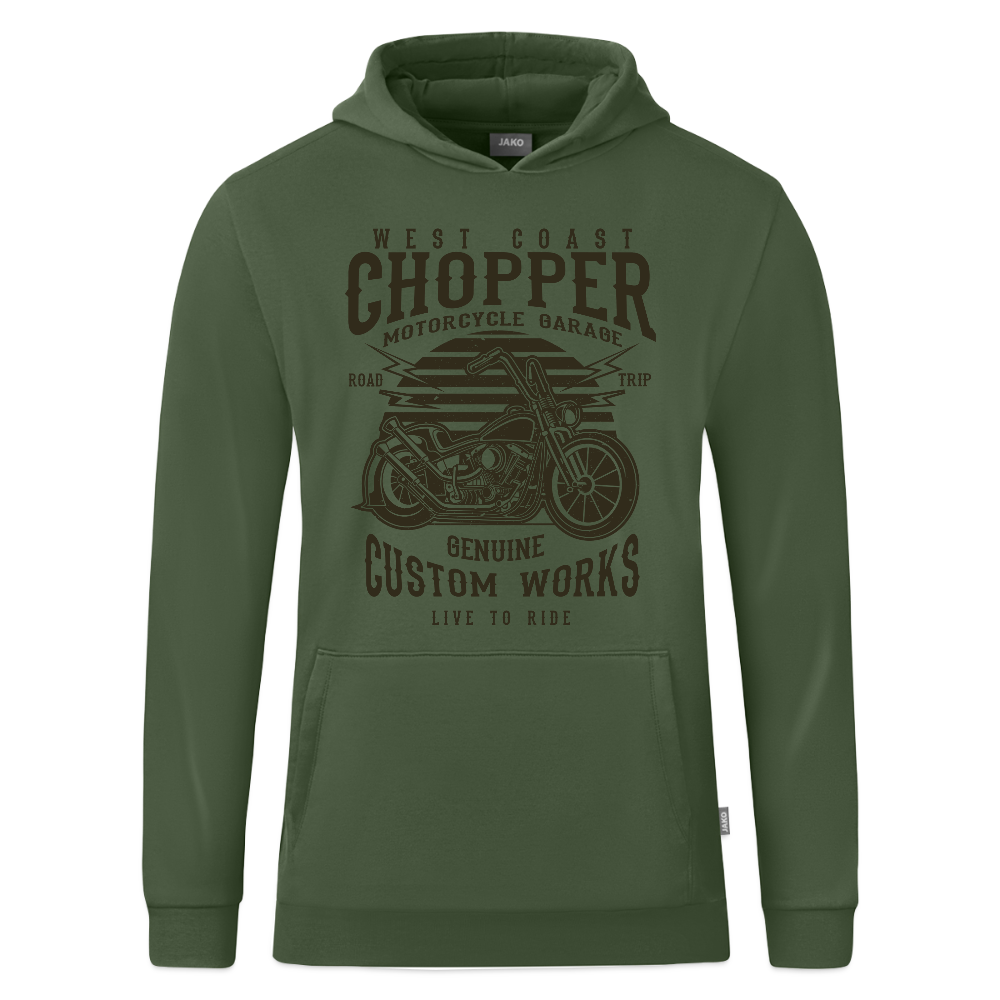 JAKO Kinderhoodie Organic - dennengroen