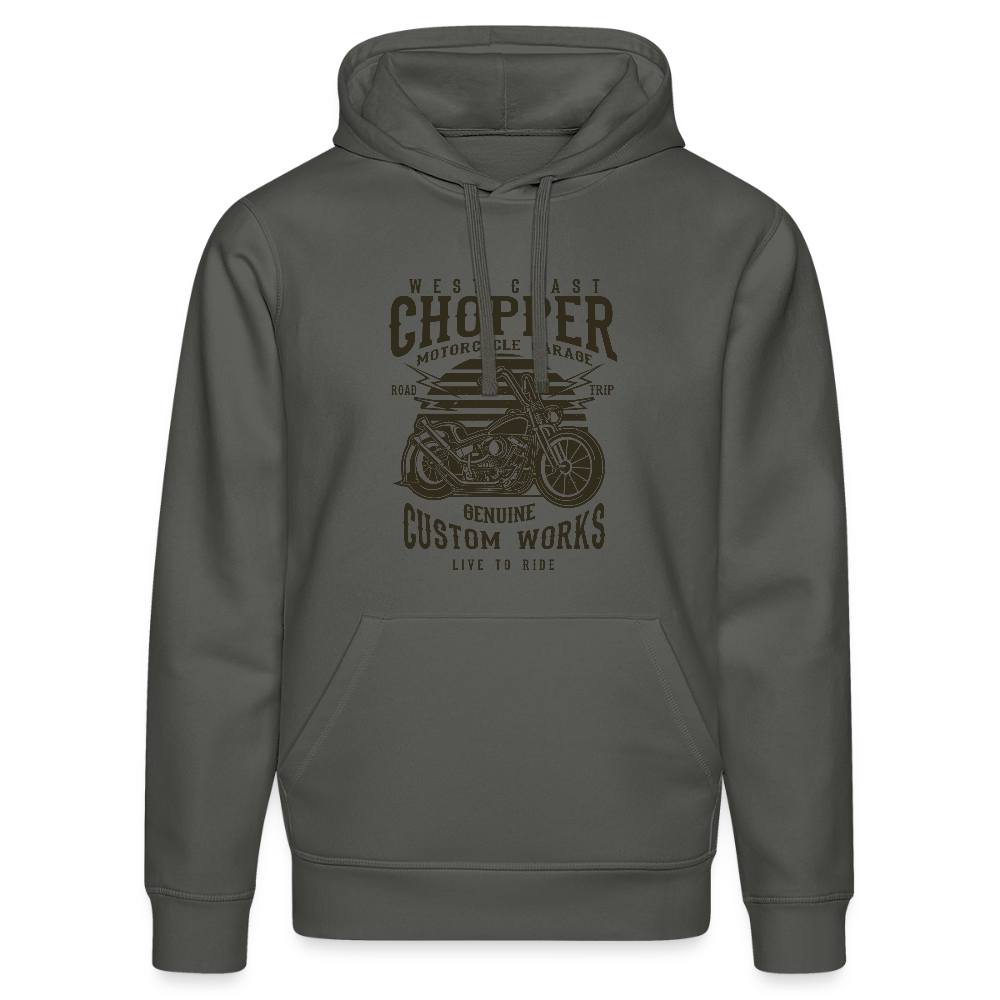 Stanley/Stella Uniseks bio-hoodie DRUMMER - houtskool