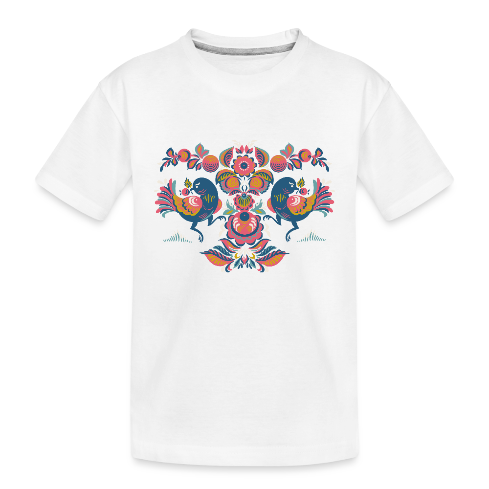 Kinderen premium biologisch T-shirt - wit