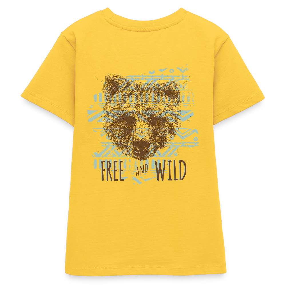 Teenager Premium T-shirt - geel