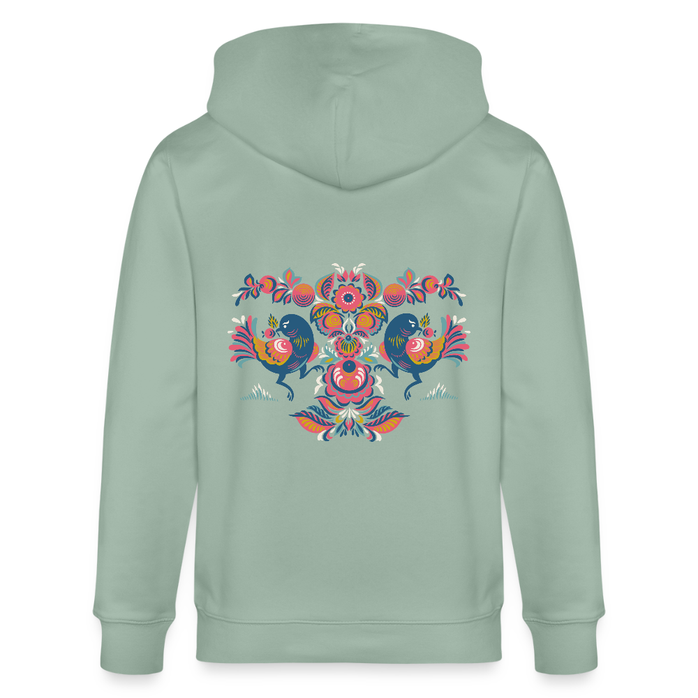 Stanley/Stella Uniseks bio-ziphoodie CULTIVATOR - licht grijsgroen
