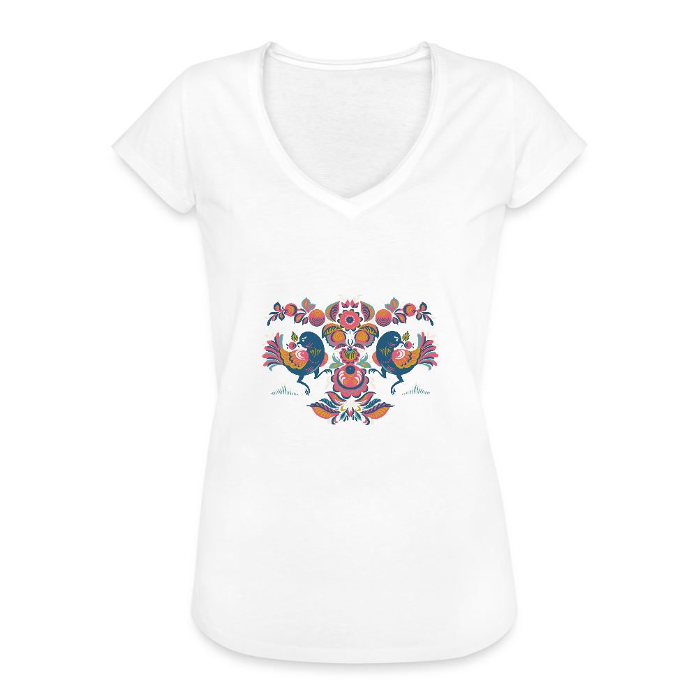 Vrouwen Vintage T-shirt - wit