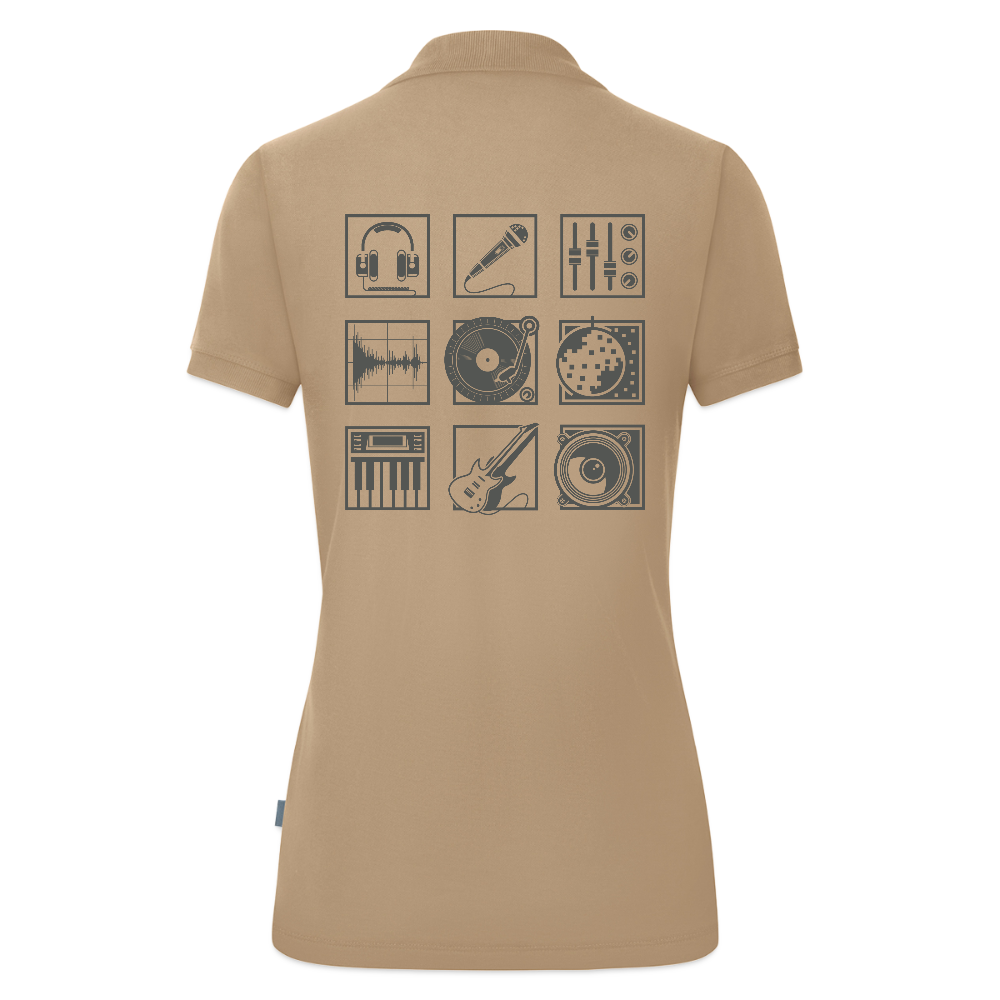 JAKO Vrouwen polo Organic - beige