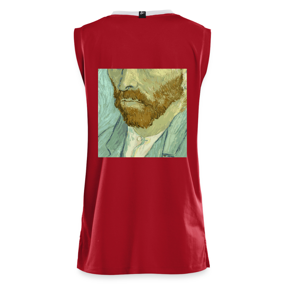 CRAFT Progress vrouwen basketbalshirt - donkerrood