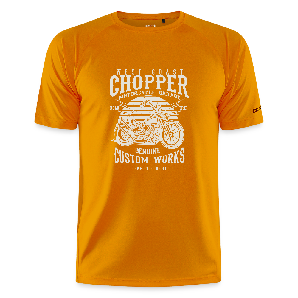 CRAFT Core Unify training-T-shirt - licht oranje