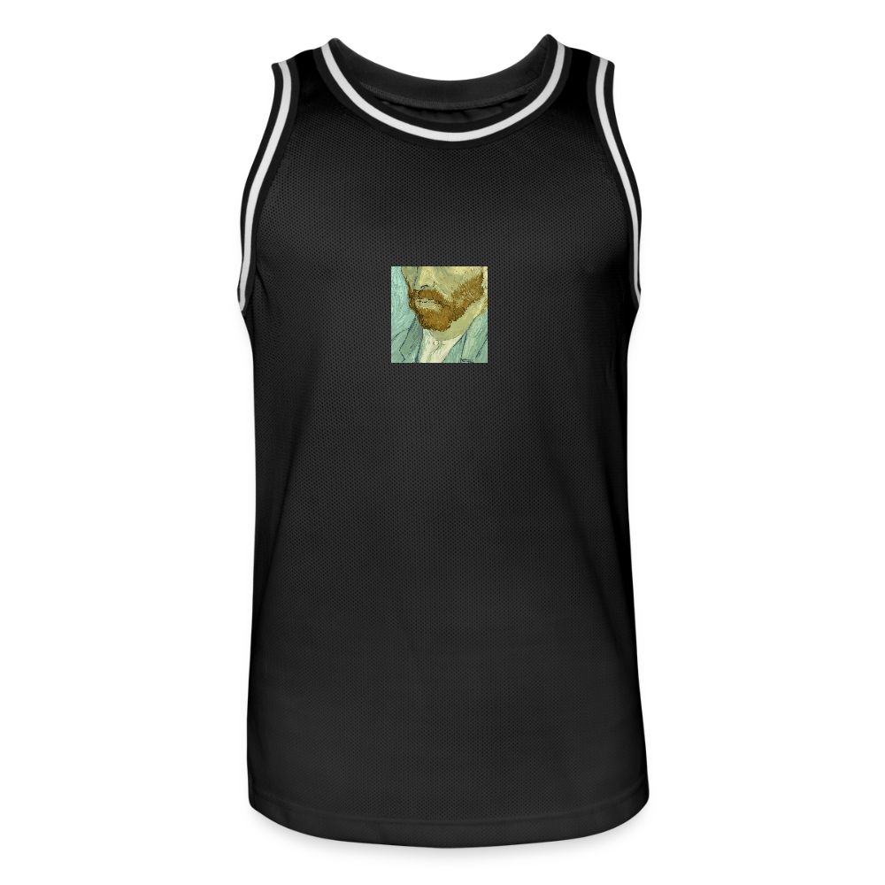 Mannen basketbal shirt - zwart/wit