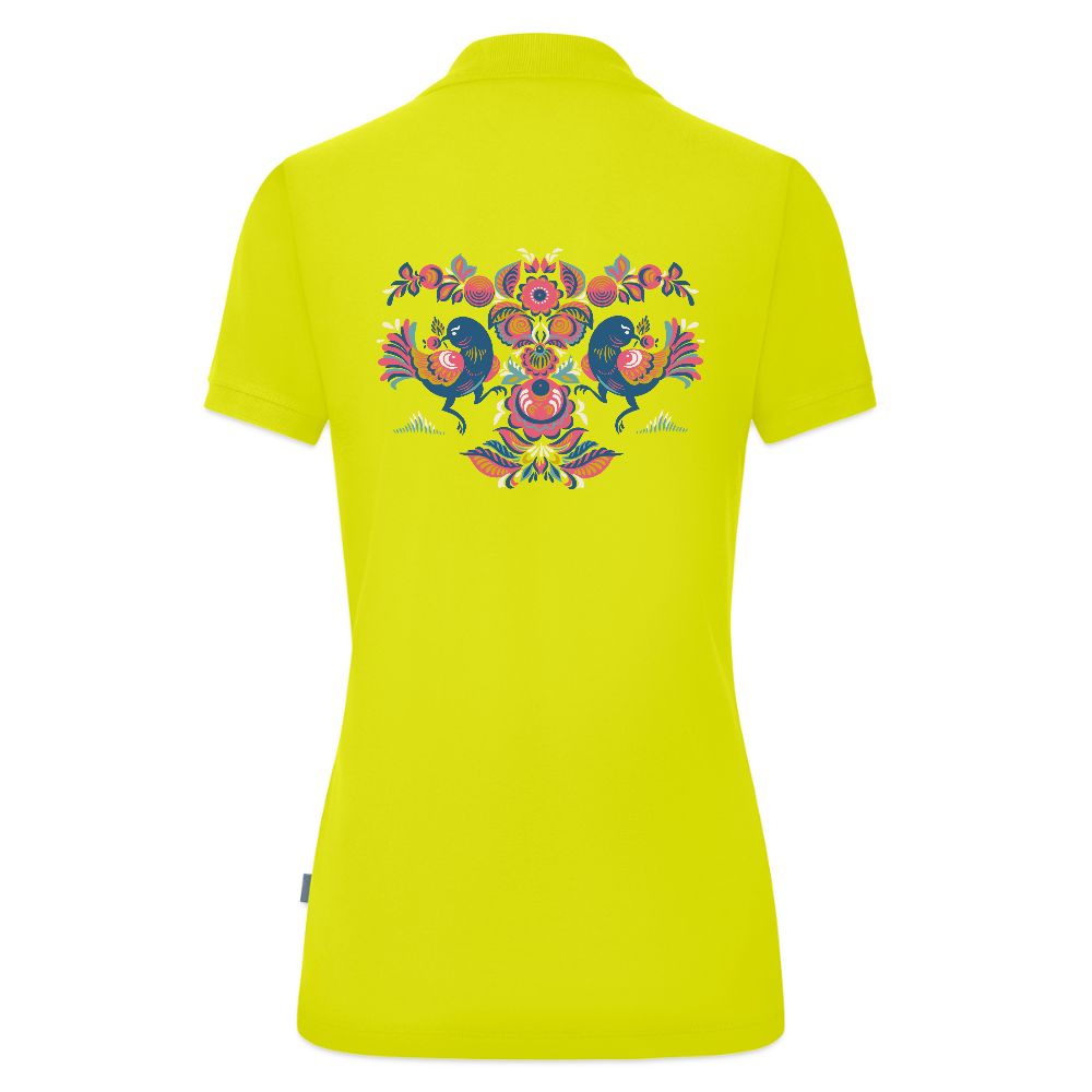 JAKO Vrouwen polo Organic - limegroen