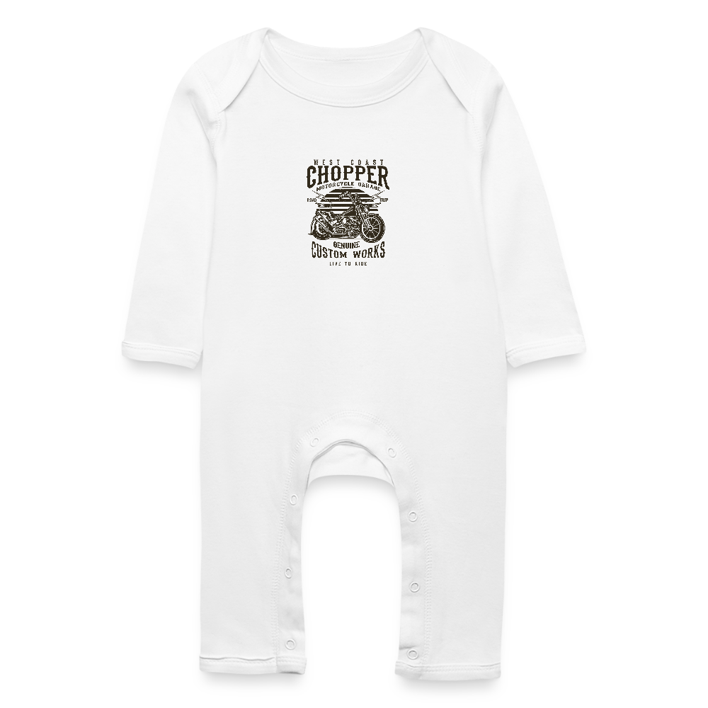 Baby bio kruippakje - wit