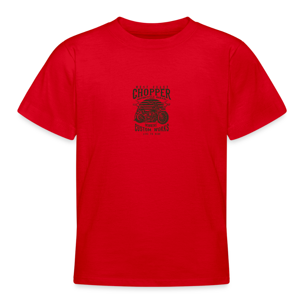 Teenager T-shirt - rood