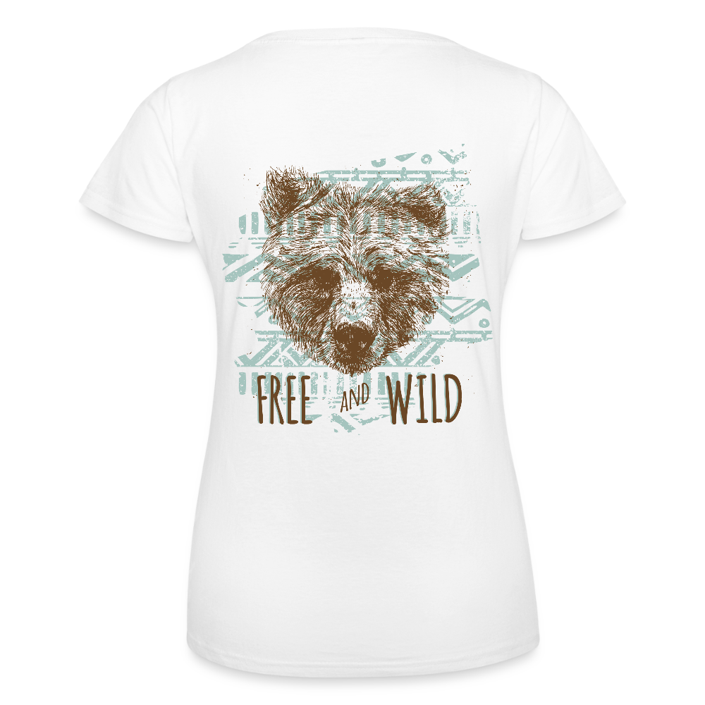 Vrouwen T-shirt van Fruit of the Loom - wit