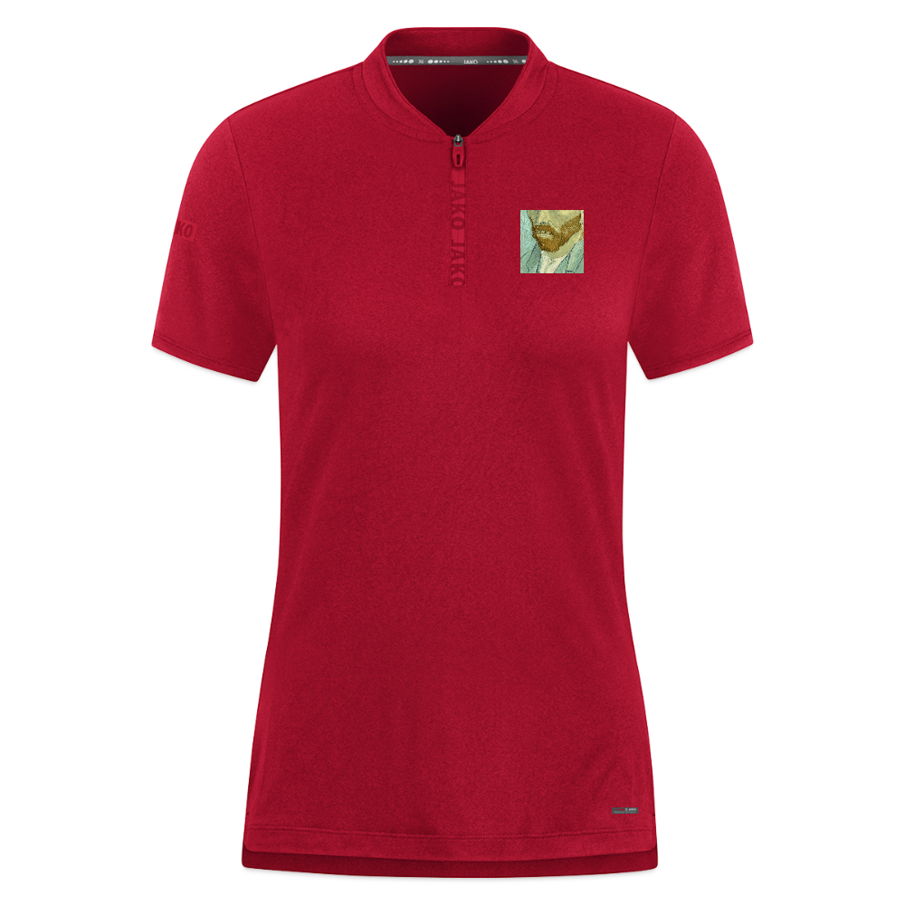 JAKO Vrouwen poloshirt Pro Casual - donkerrood
