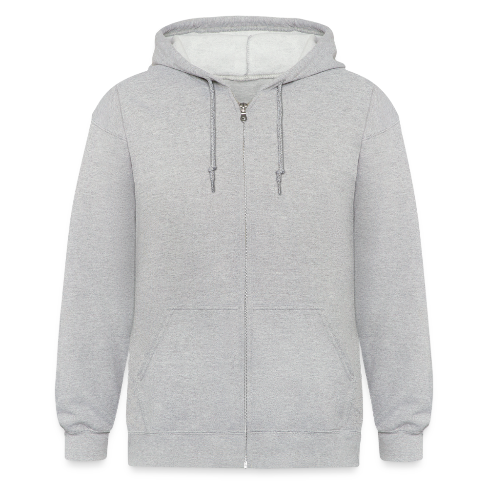 Mannenjack Heavyweight met capuchon - grijs gemêleerd