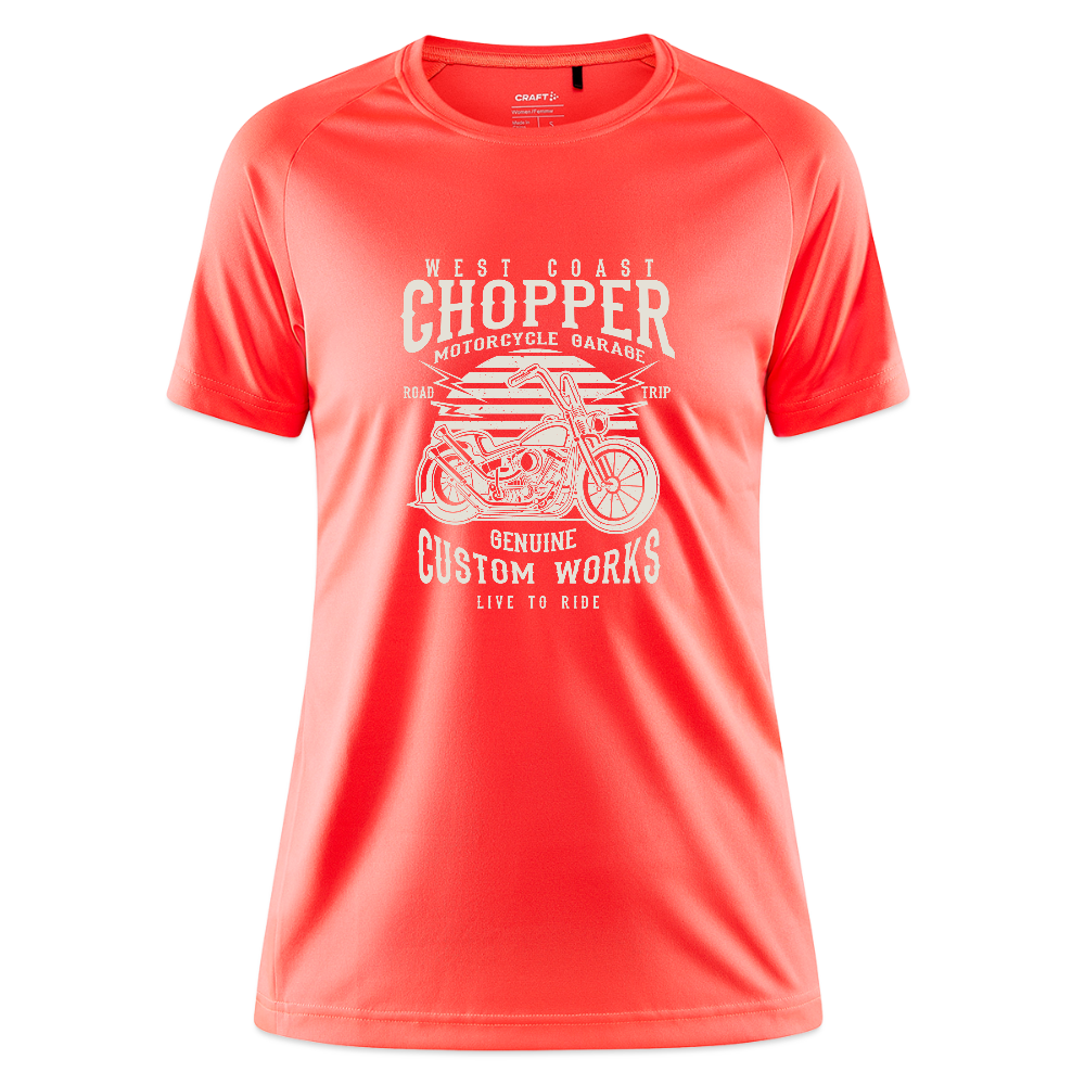 CRAFT Core Unify vrouwen training-T-shirt - coral