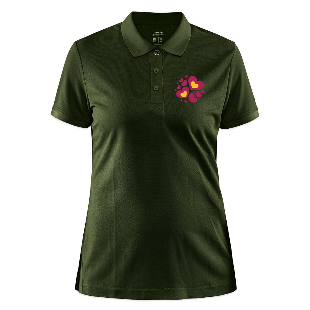 CRAFT Core Unify damespolo - mosgroen