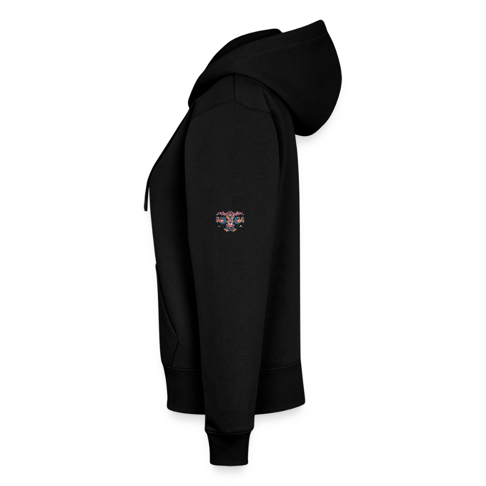 Vrouwenjack met capuchon Premium - zwart