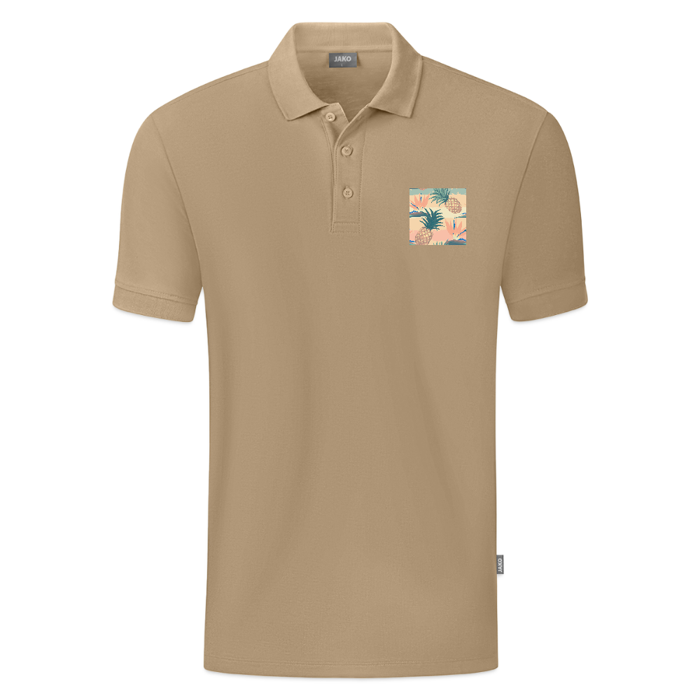 JAKO Mannen Polo Organic - beige