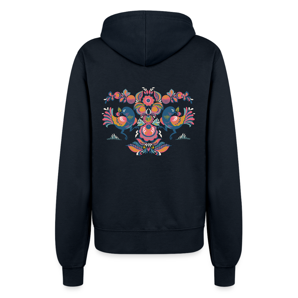 Vrouwen ziphoodie - navy