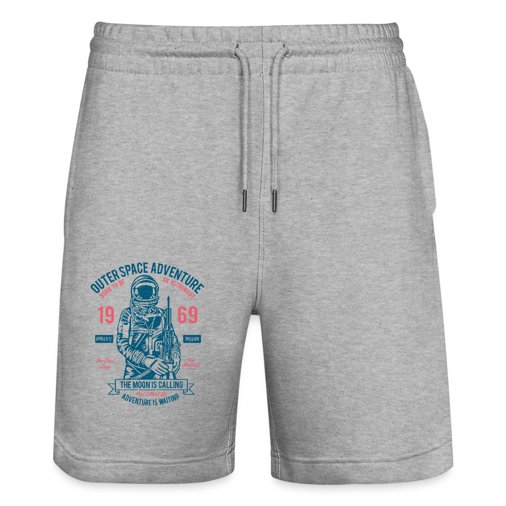 Stanley/Stella uniseks bio-joggingshorts Mover - grijs gemêleerd