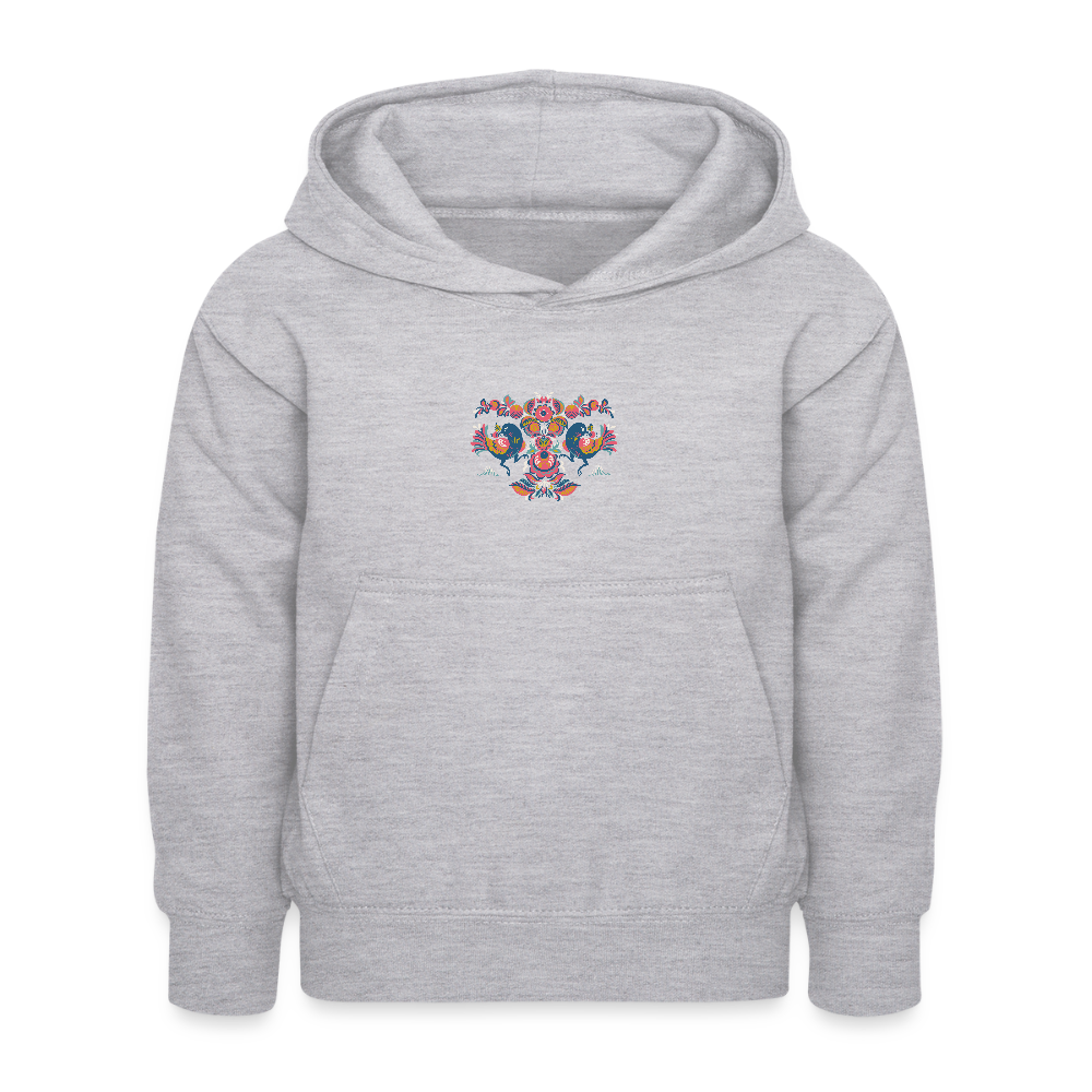Kinderhoodie - lichtgrijs gemêleerd
