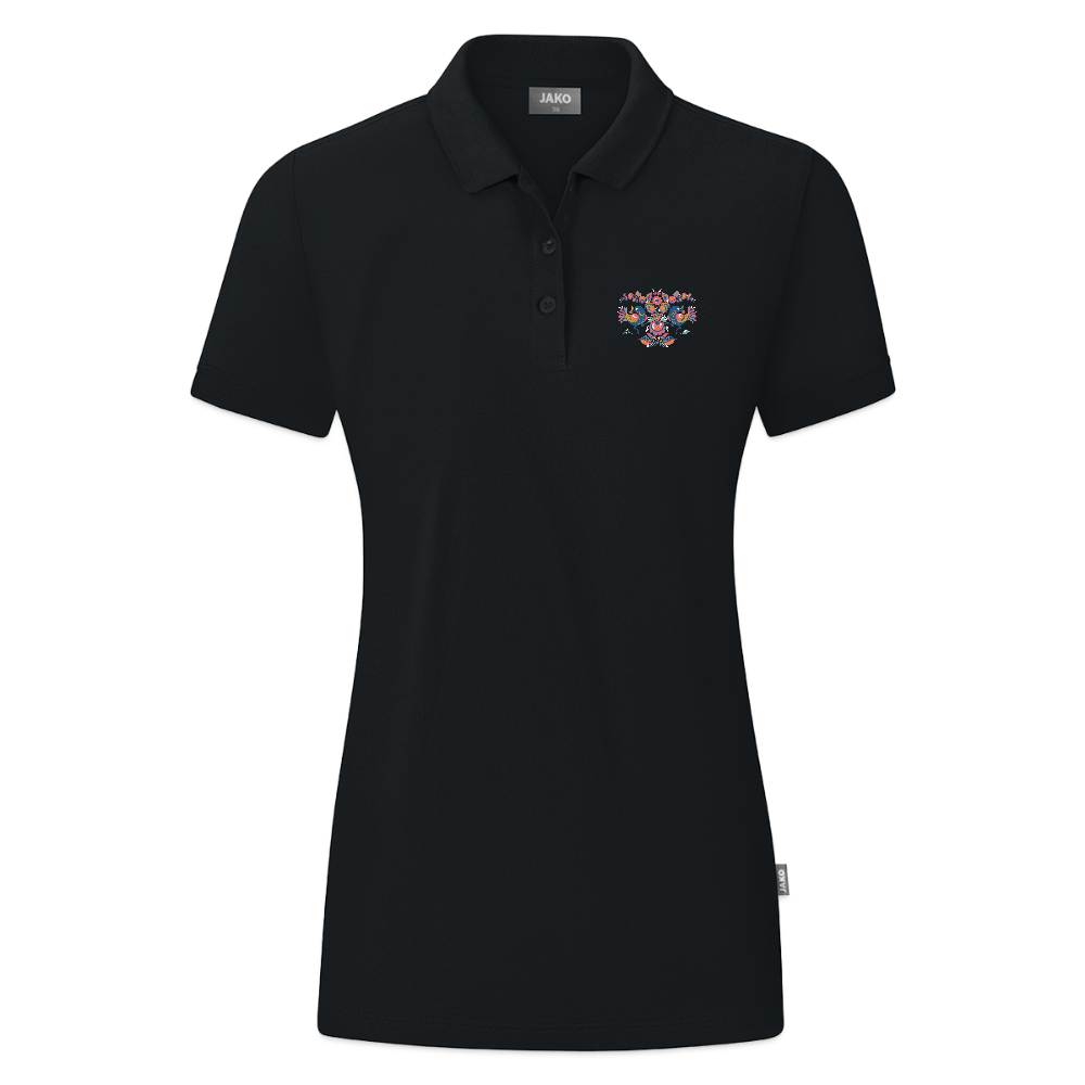 JAKO Vrouwen polo Organic - zwart