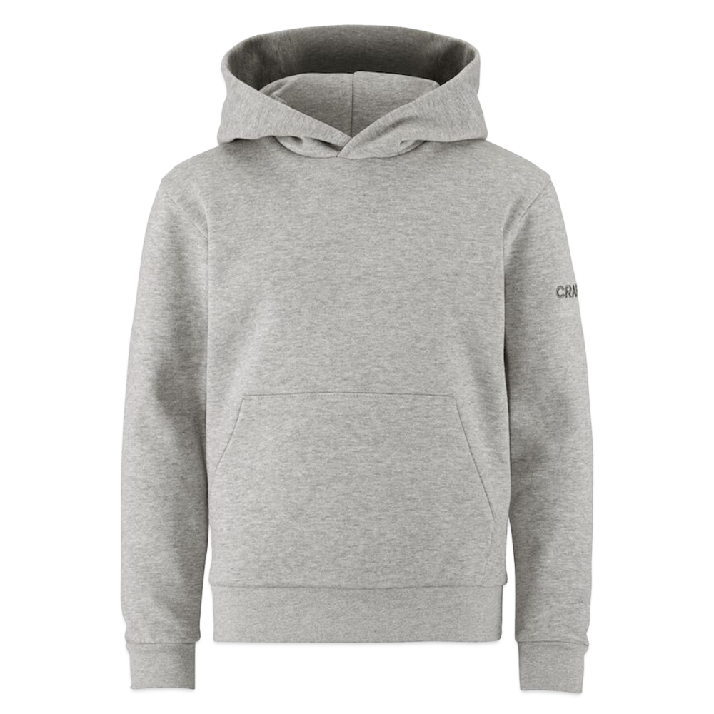 CRAFT Community 2.0 kinderhoodie - grijs gemêleerd