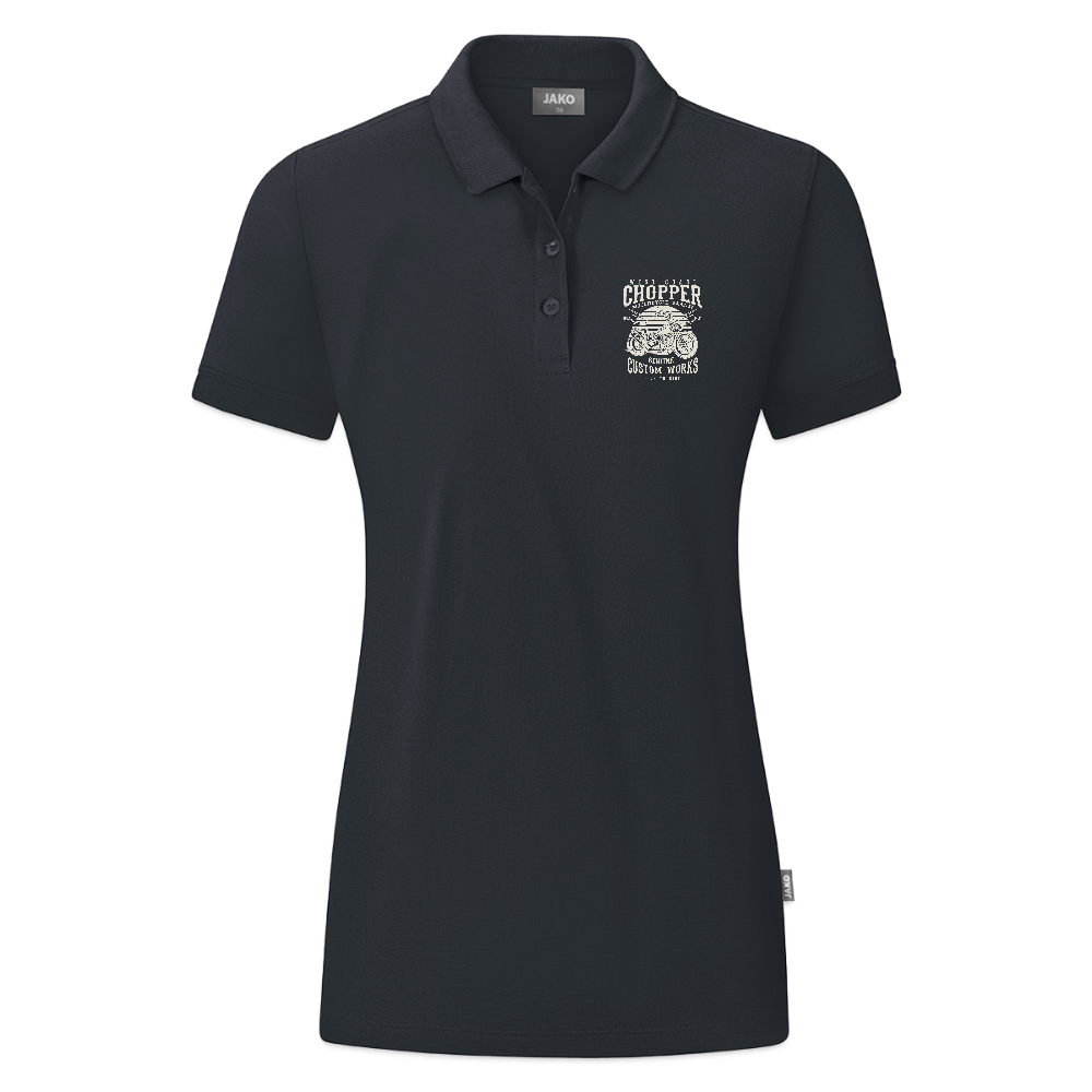 JAKO Vrouwen polo Organic - houtskool