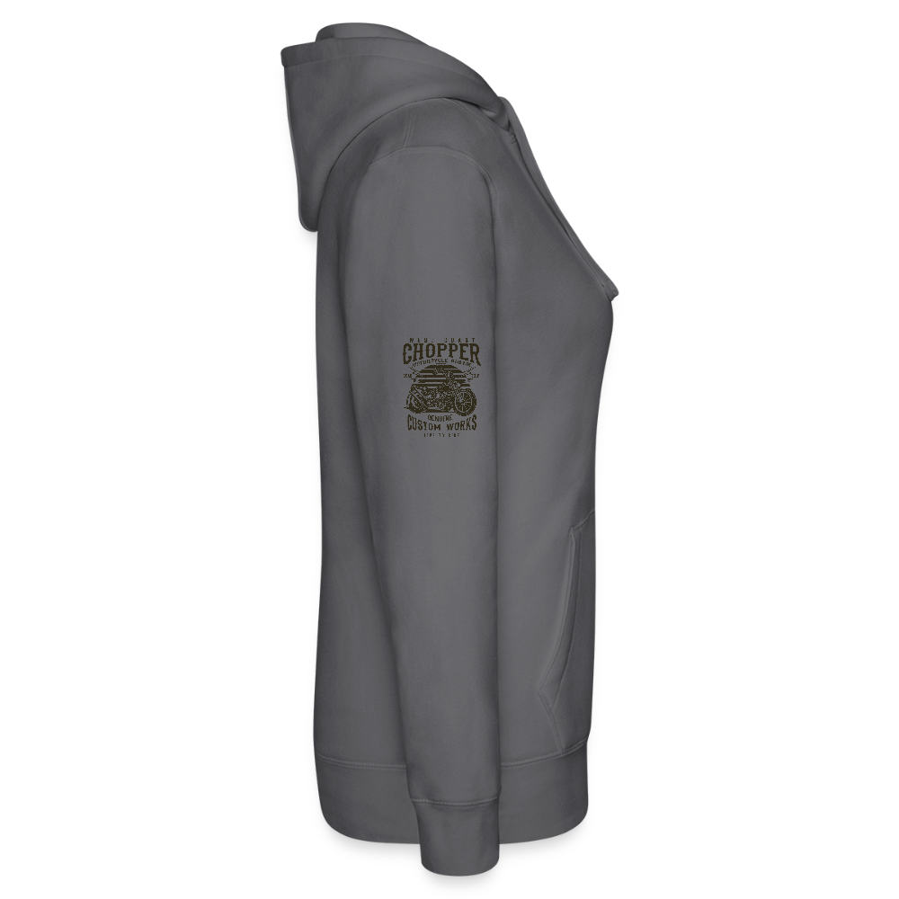 Vrouwenhoodie van Russell - grijs