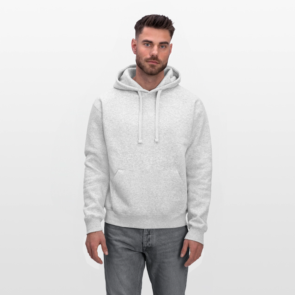 Mannenhoodie van Russell - grijs gemêleerd