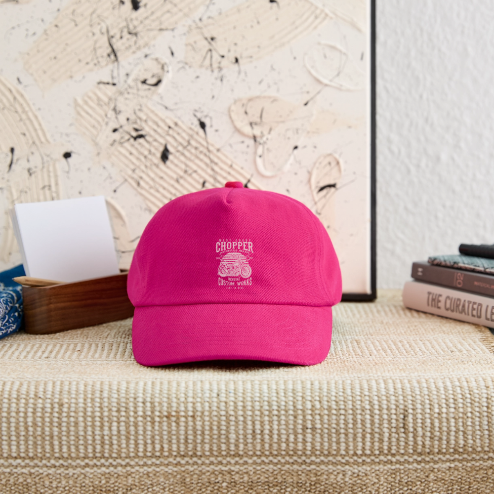Kinder basecap - fuchsia