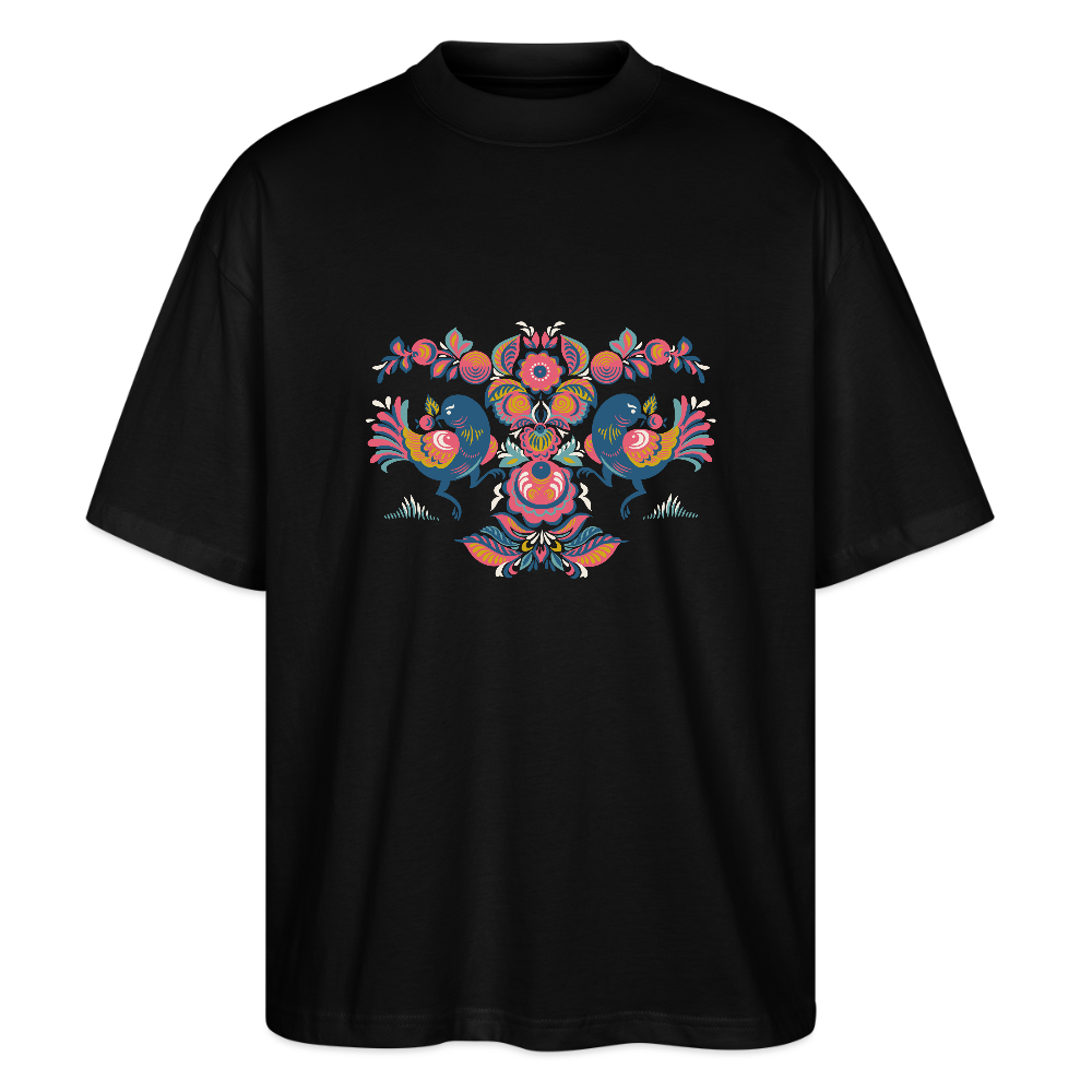 Stanley/Stella Uniseks oversized bio T-shirt Blaster - zwart