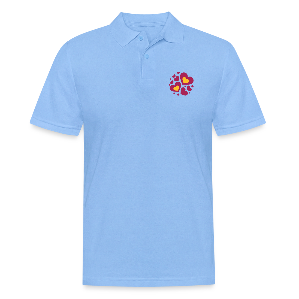 Mannen poloshirt - hemelsblauw