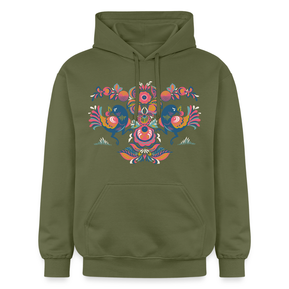 Gildan uniseks Softstyle® Midweight hoodie - militairgroen