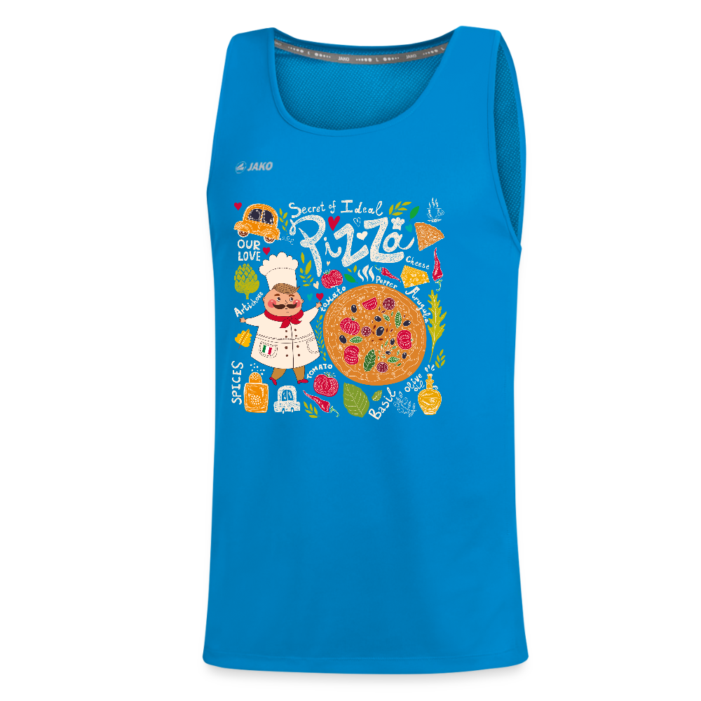 JAKO Teenager tanktop Run 2.0 - saffierblauw