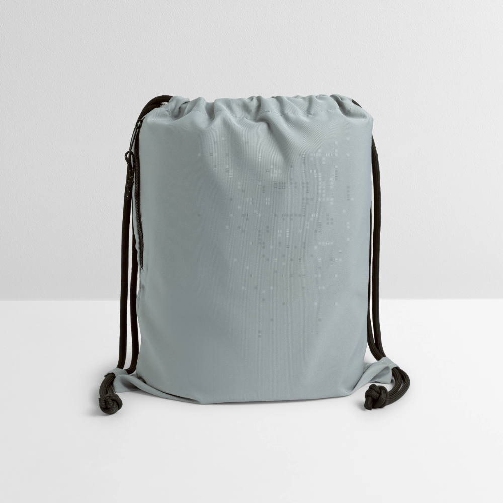 Gymtas van gerecycled materiaal - steengrijs mineral wash