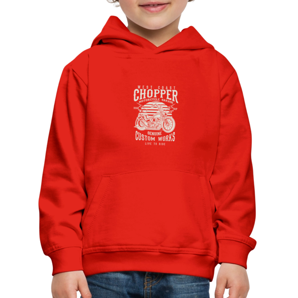 Kinderen trui Premium met capuchon - rood