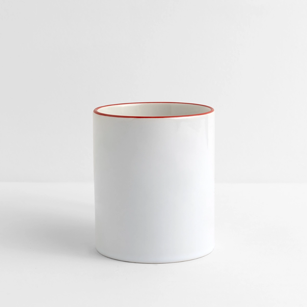 Panoramamok - wit/rood