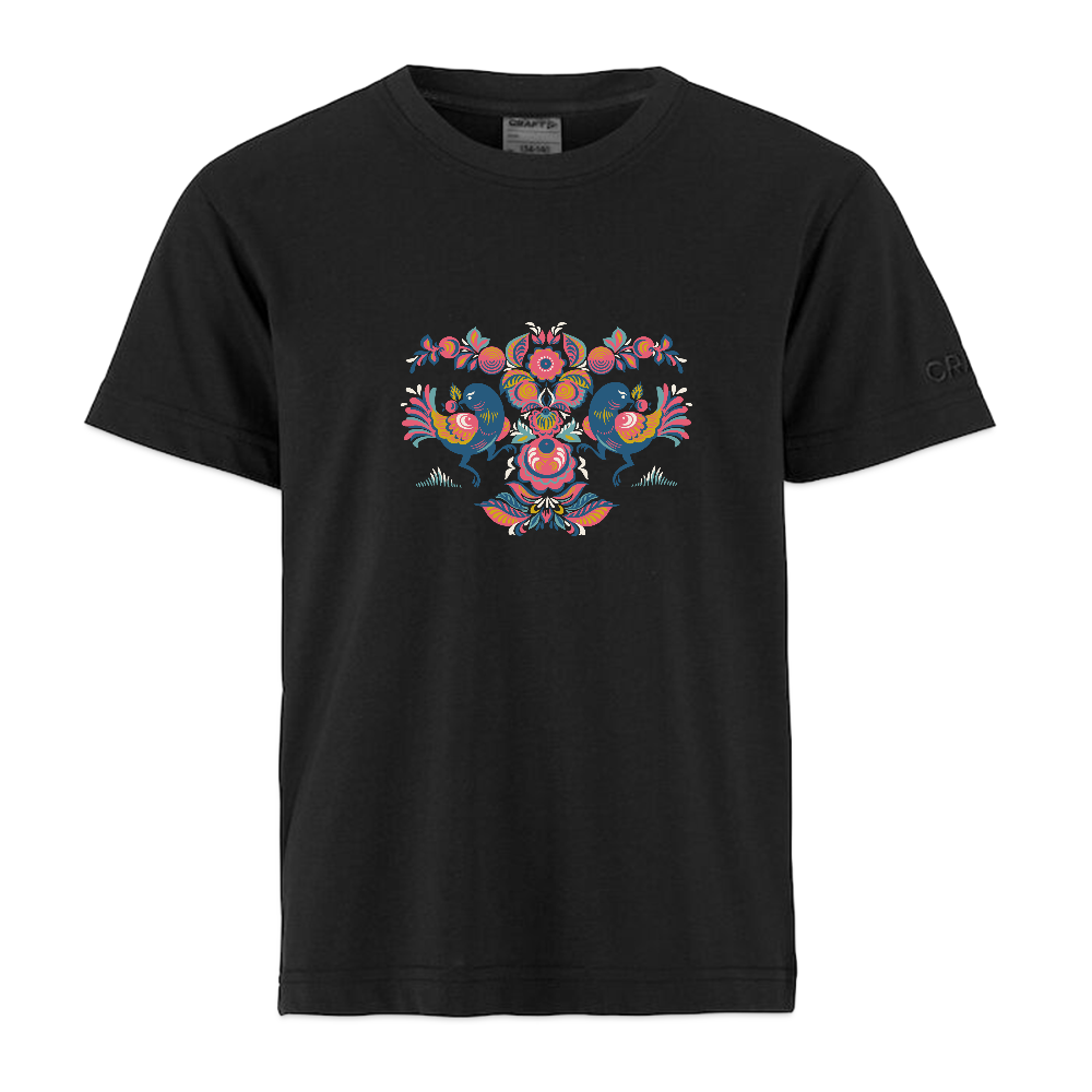 CRAFT Community 2.0 kinder-T-shirt - zwart