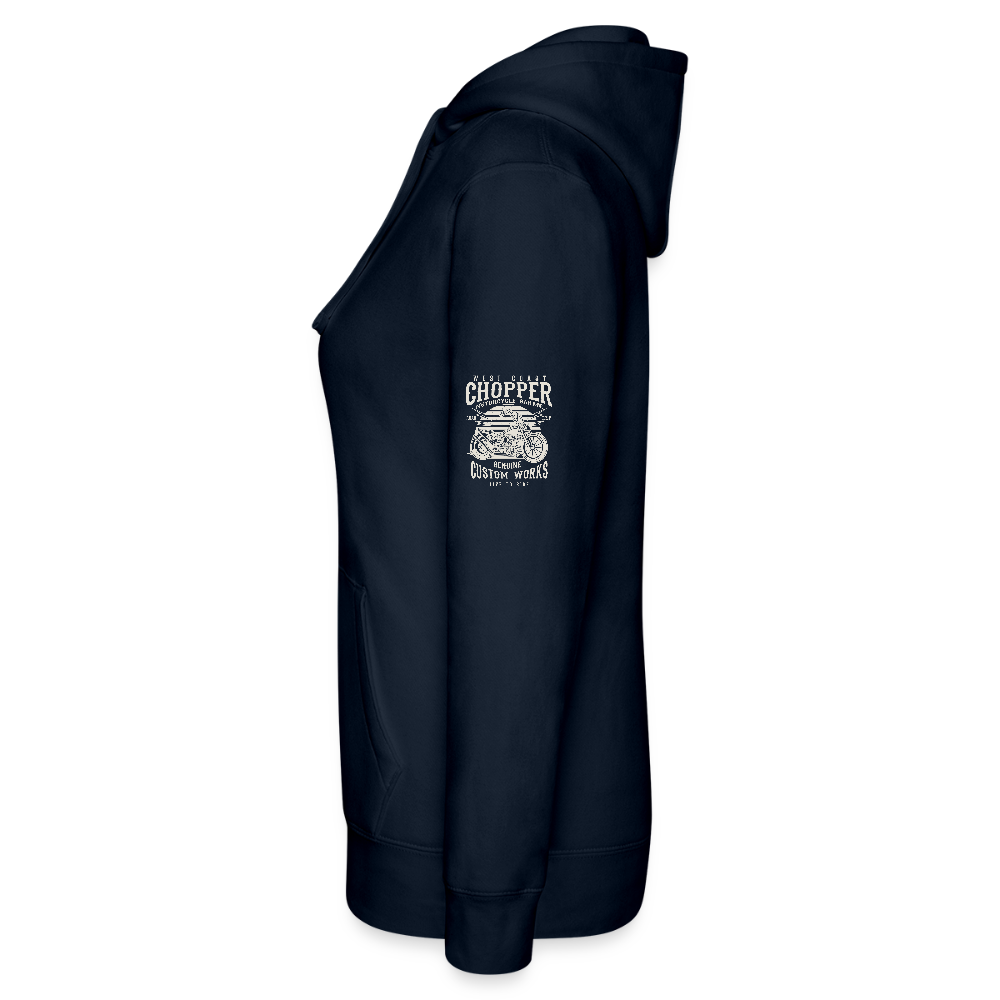 Vrouwenhoodie van Russell - navy