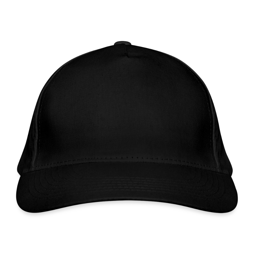 Biologische baseballpet - zwart